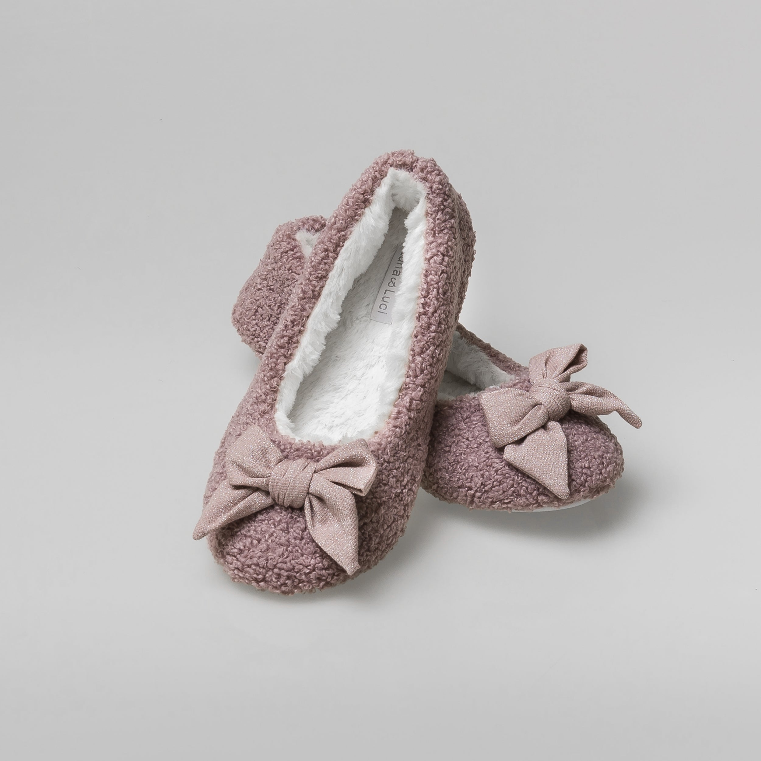 Ladies Lilac Phoebe Soft Ballerina Slipper